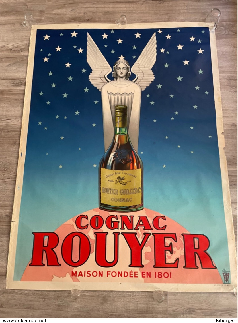 Poster Affiche Cognac Rouyer - Art Nouveau / Art Deco