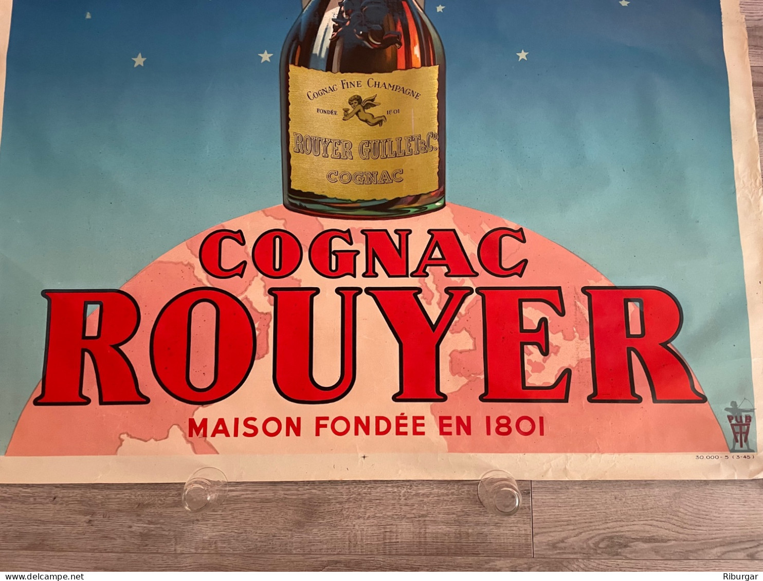 Poster Affiche Cognac Rouyer - Art Nouveau / Art Déco