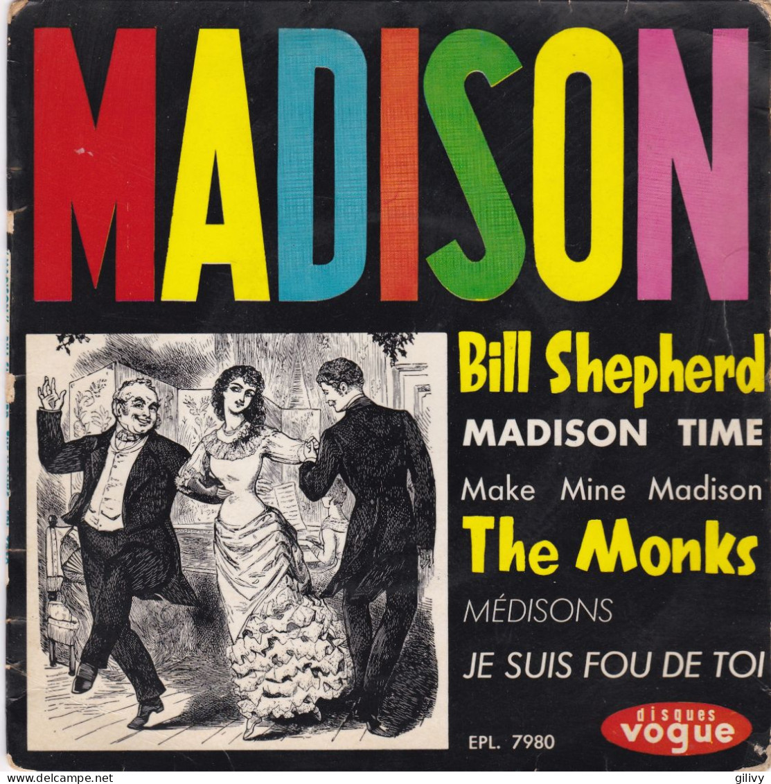 MADISON  : Bill Shepherd / The Monks  - Split EP - Instrumental