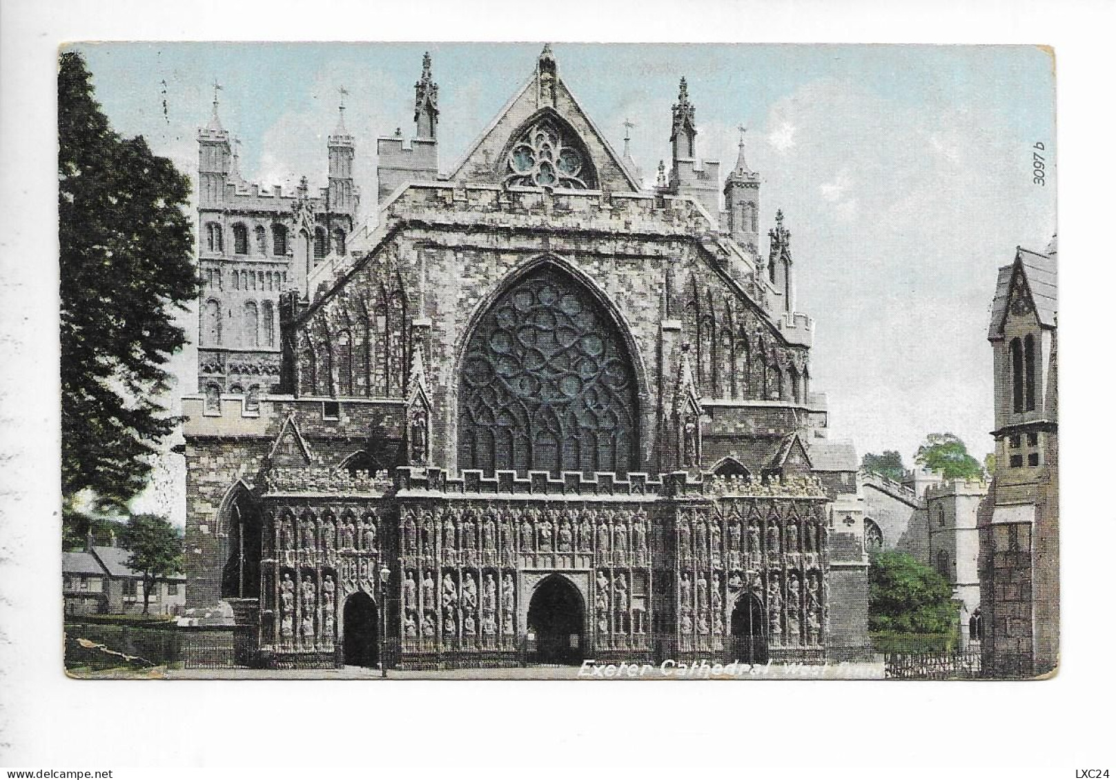 EXETER CATHEDRAL. WEST FRONT. - Exeter