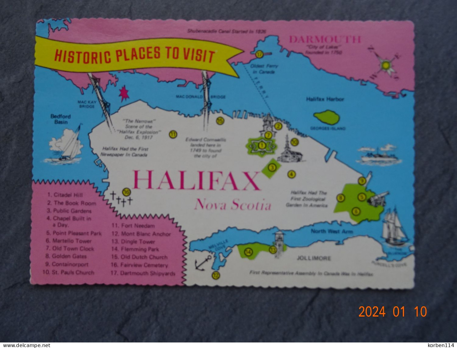GREETINGS FROM HALIFAX - Halifax