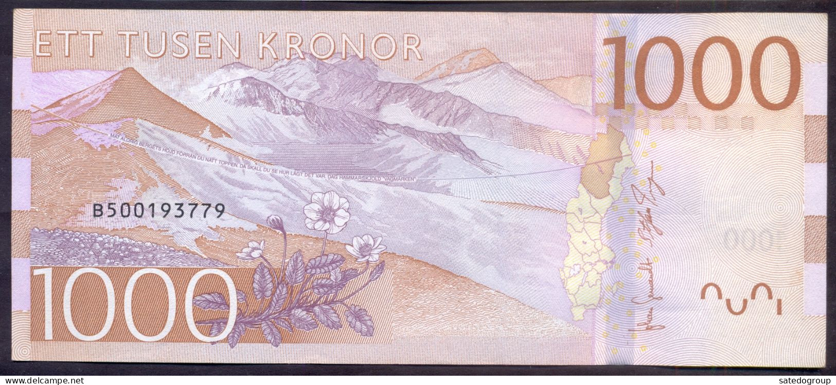 Sweden 1000 Kronor ND (2015) AUNC P- 75 - Zweden