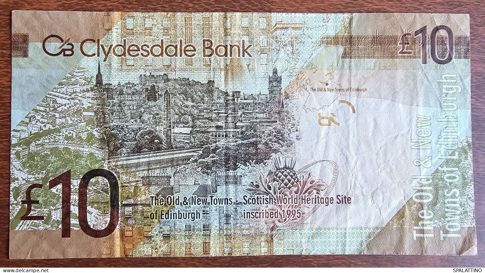 SCOTLAND- CLYDESDALE BANK, 10 POUNDS STERLING 2014. - 10 Pounds