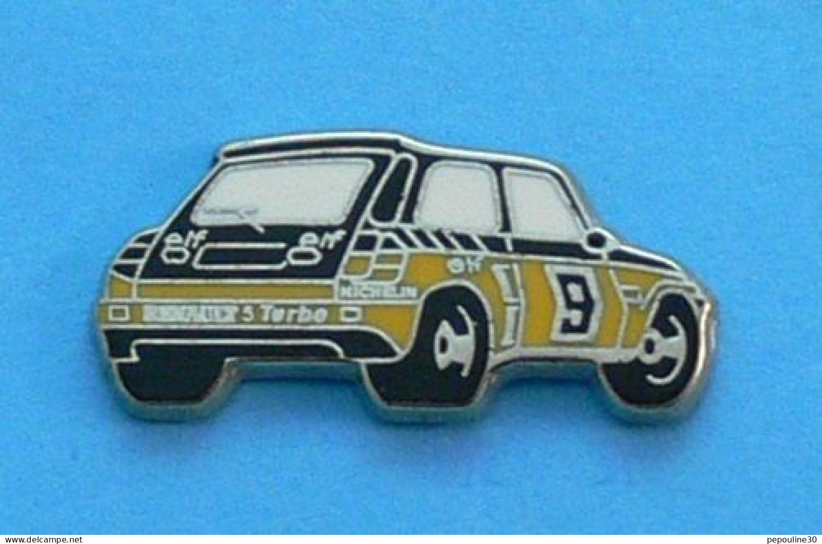 1 PIN'S //  ** LA MYTHIQUE / RENAULT 5 MAXI TURBO / ELF ** - Renault