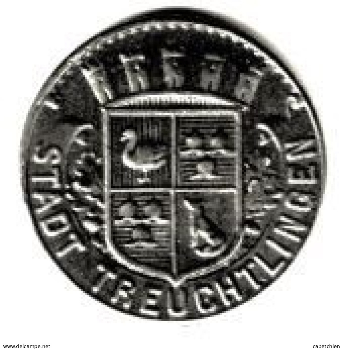 ALLEMAGNE / NOTGELD / STADT TREUCHTLINGEN  / 10 PFENNIG / 1919 / FER / 20.2 Mm  / 3.09 G / ETAT SUP - Monétaires/De Nécessité