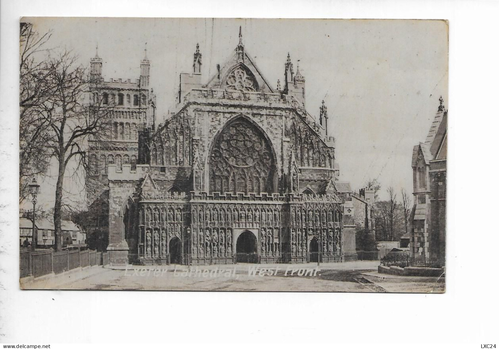 EXETER CATHEDRAL. WEST FRONT. - Exeter