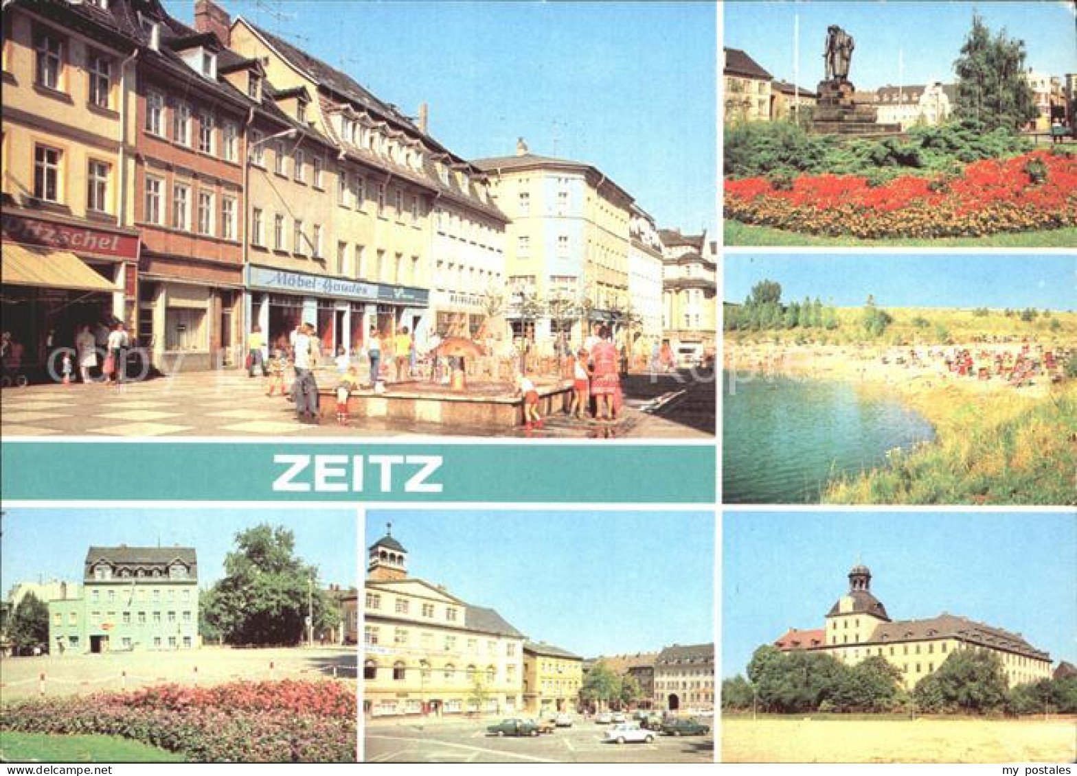 72328031 Zeitz Friedensplatz Kretschau Schloss Moritzburg Zeitz - Zeitz