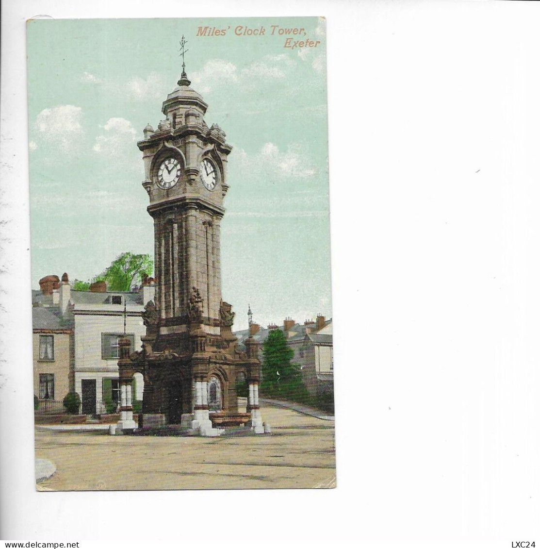 EXETER. MILES CLOCK TOWER. - Exeter