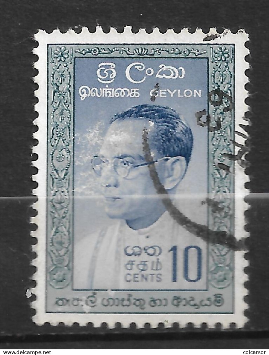 CEYLAN  «SRI LANKA "  N° 334 - Sri Lanka (Ceylan) (1948-...)