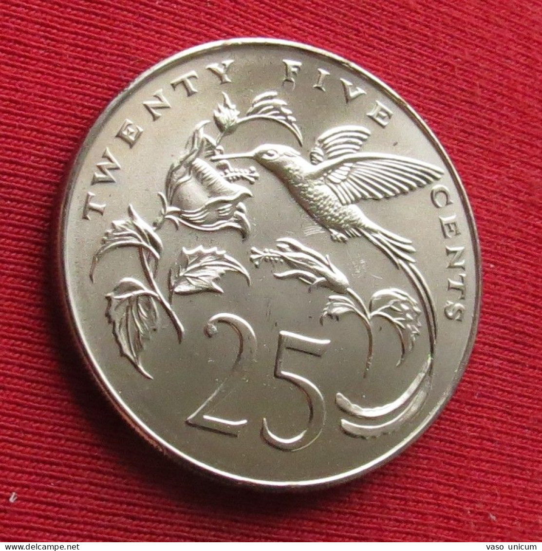 Jamaica 25 Cents 1975 MATTE Km 56  Jamaique Minted 1503 Coins UNC - Jamaica