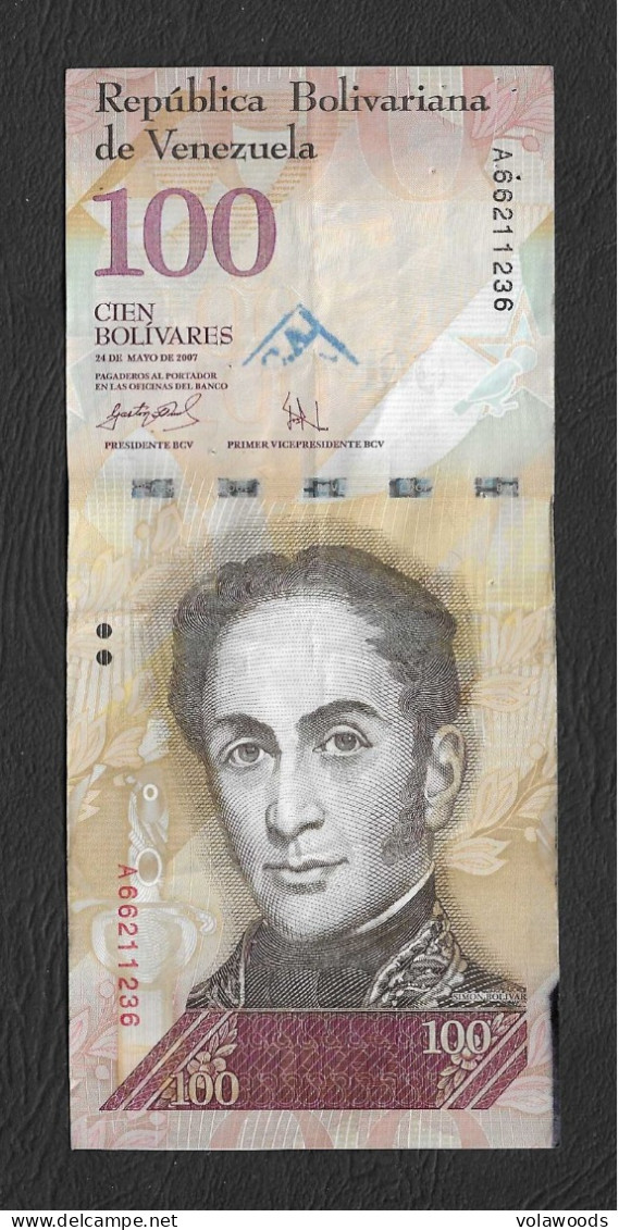 Venezuela - Banconota Circolata Da 100 Bolivares P-93a.2 - 2007 #19 - Venezuela