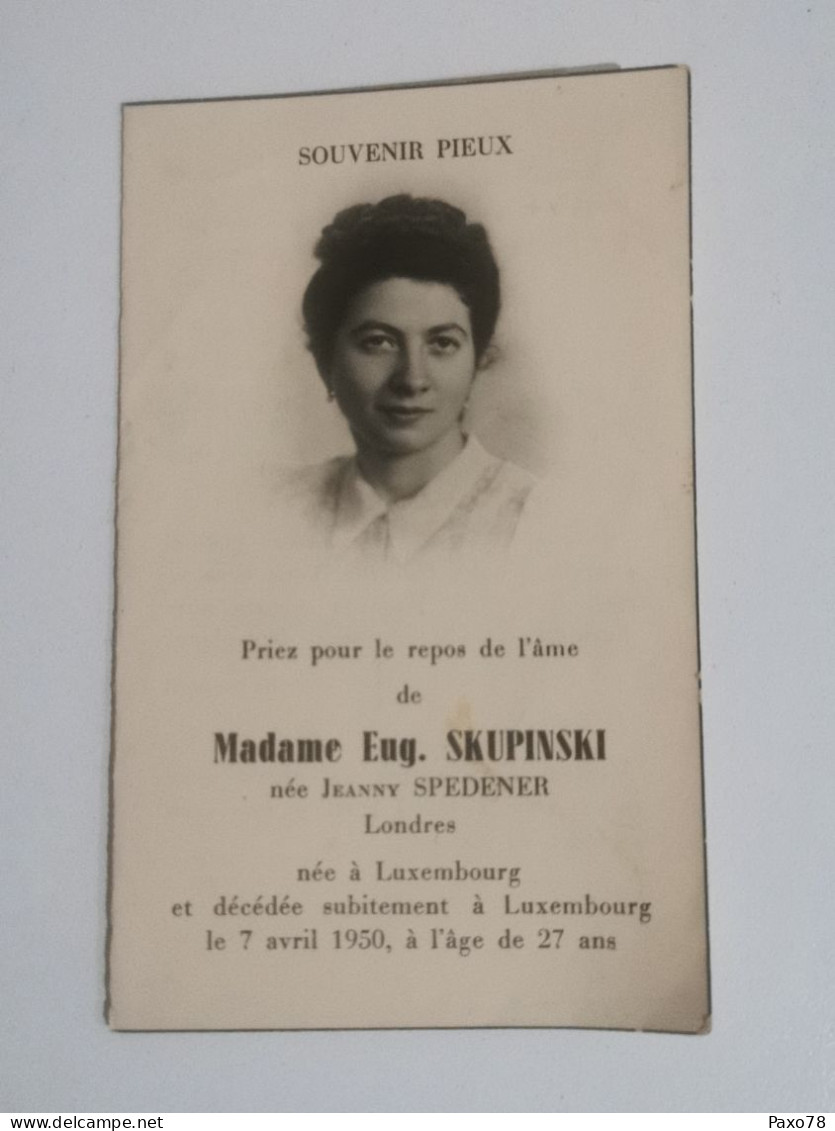 Doodebiller Luxemburg, Luxembourg 1950 - Avvisi Di Necrologio