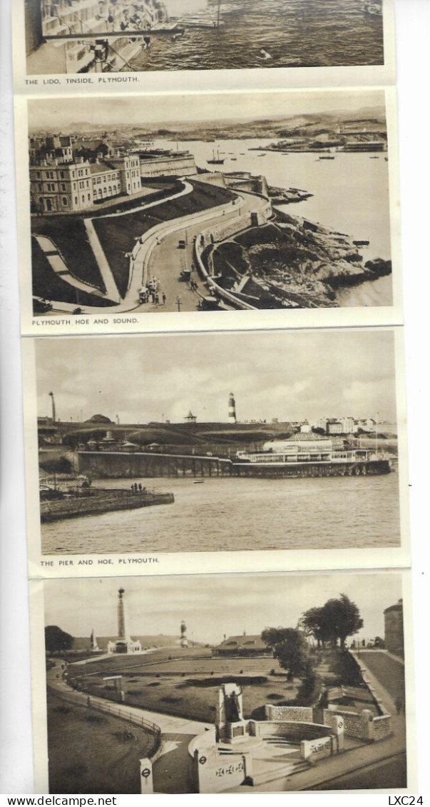 PLYMOUTH. BOOKLET 5 VIEWS. - Plymouth