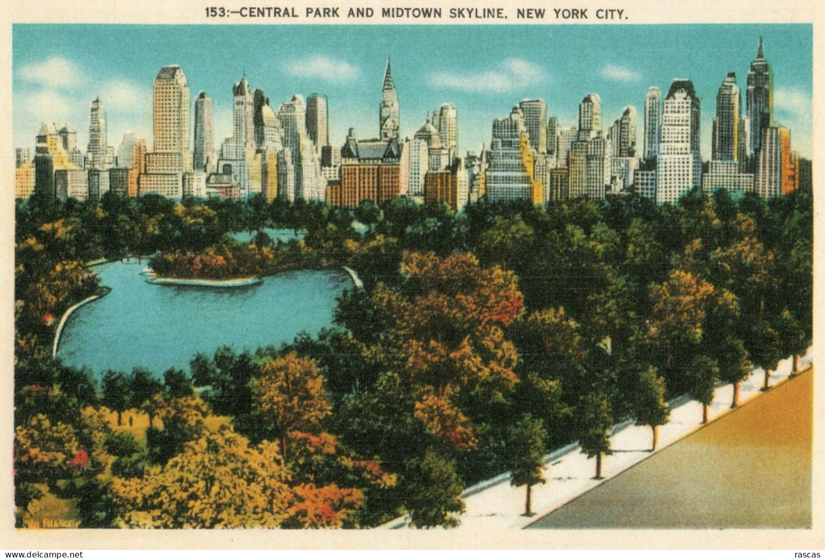 CPM - R - ETATS UNIS - NEW YORK CITY - CENTRAL PARK AND MIDTOWN SKYLINE - Central Park