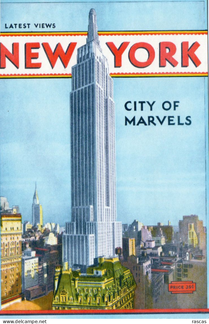 CPM - R - ETATS UNIS - NEW YORK CITY - CITY OF MARVELS - EMPIRE STATE BUILDING - Autres Monuments, édifices