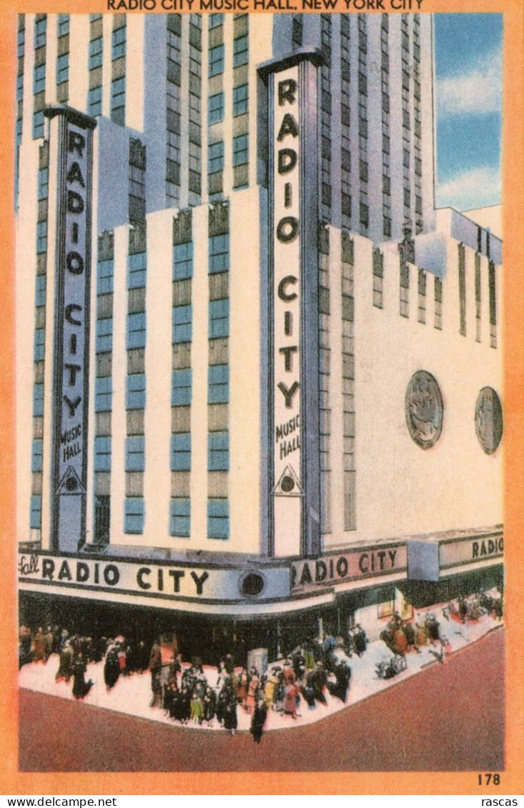 CPM - R - ETATS UNIS - NEW YORK CITY - RADIO CITY MUSIC HALL - Autres Monuments, édifices