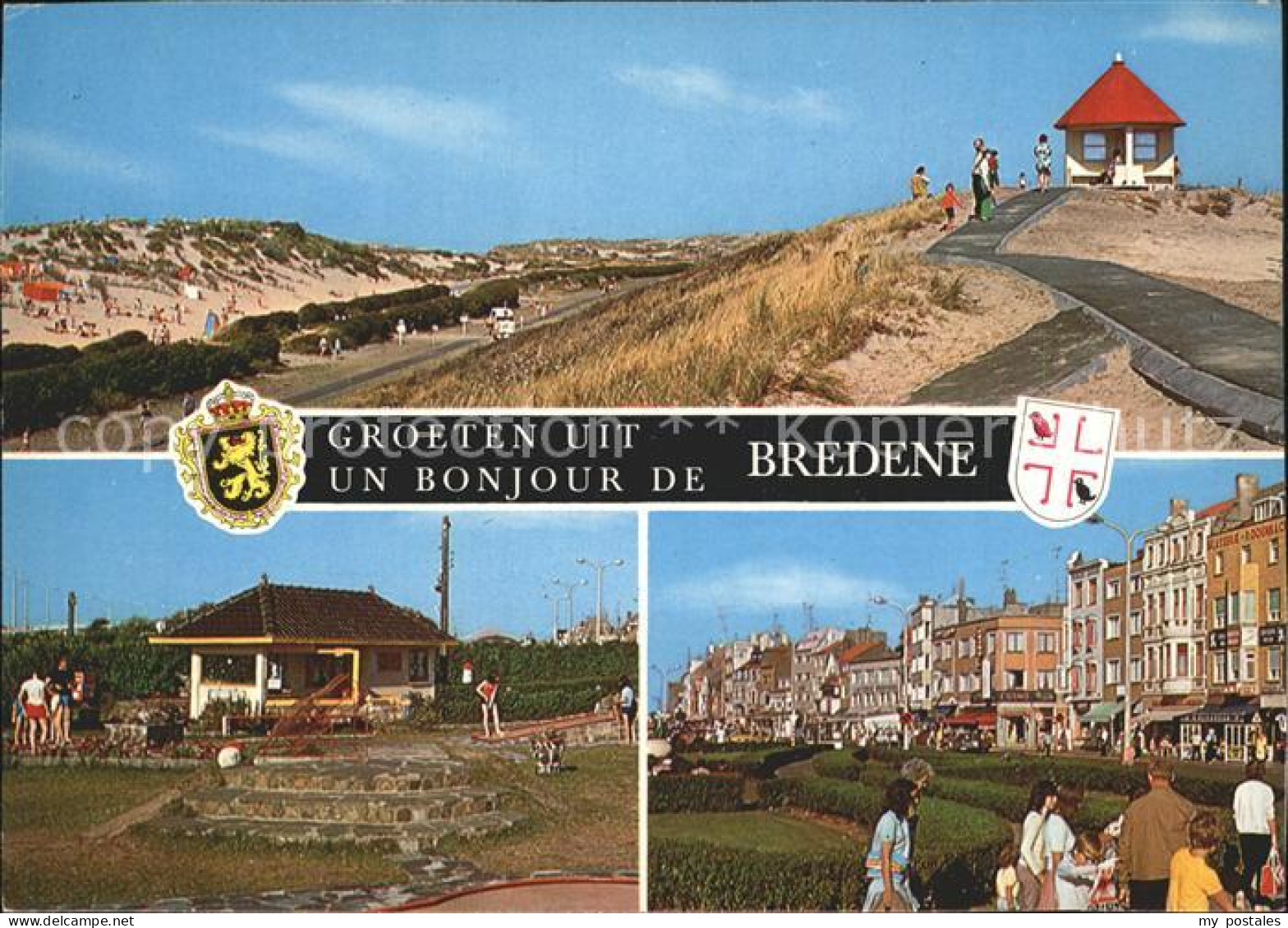 72319957 Bredene Duenen Strassenpartie Minigolf  - Bredene