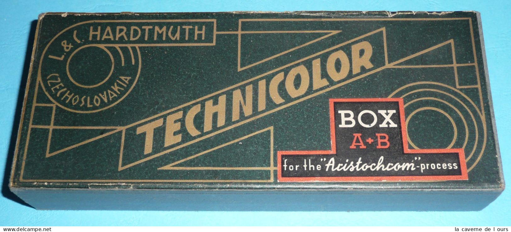Rare Ancienne Boite De Crayons De Couleur HARDTMUTH Technicolor 1700 Box A + B - Autres & Non Classés