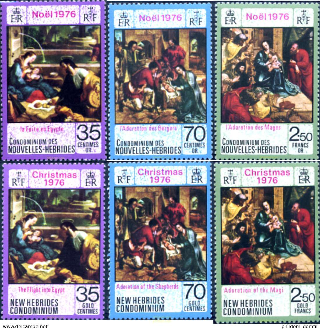 263030 MNH NUEVAS HEBRIDAS 1976 PERSONAJES DE LEYENDA - Other & Unclassified