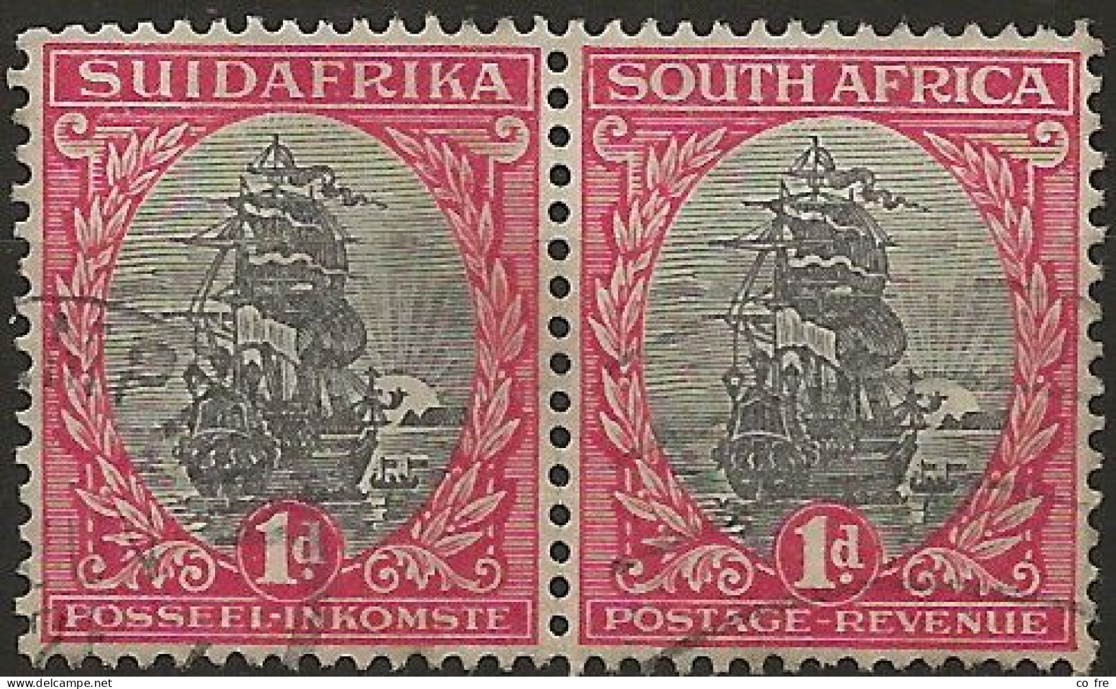 Afrique Du Sud, Paire Composée Des N°17 Et 20 (ref.2) - Used Stamps