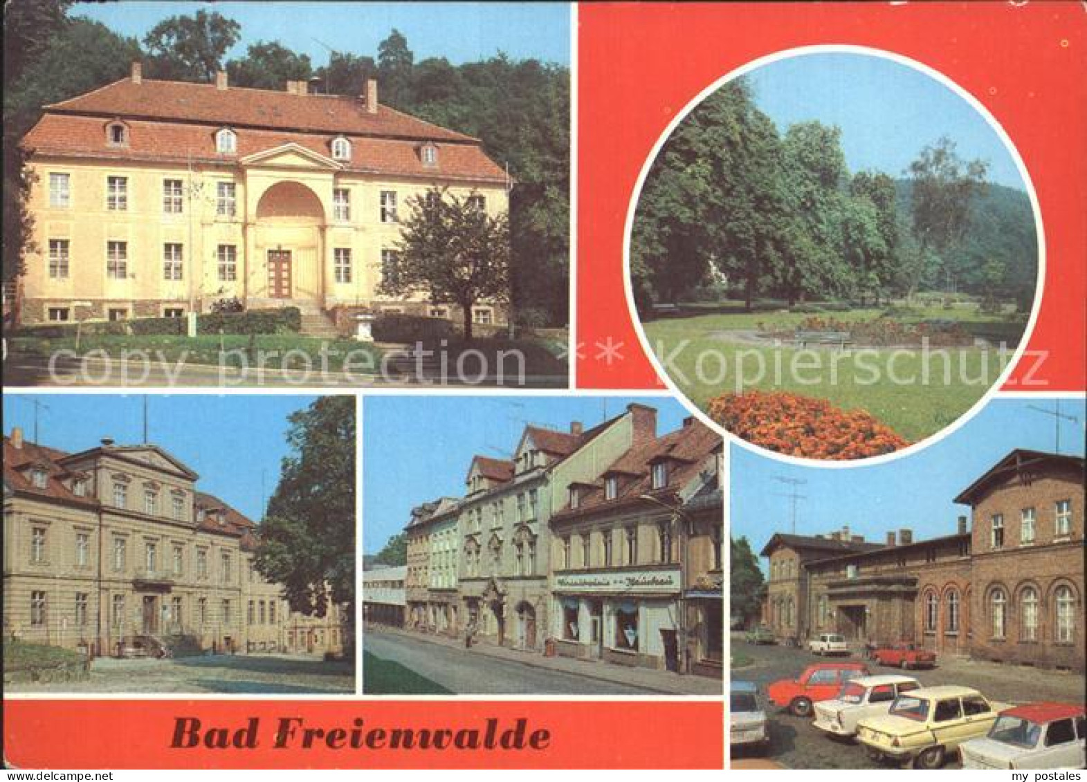 72315080 Bad Freienwalde Internat Bertolt Brecht Kurpark Markt Leninstr Bahnhof  - Bad Freienwalde