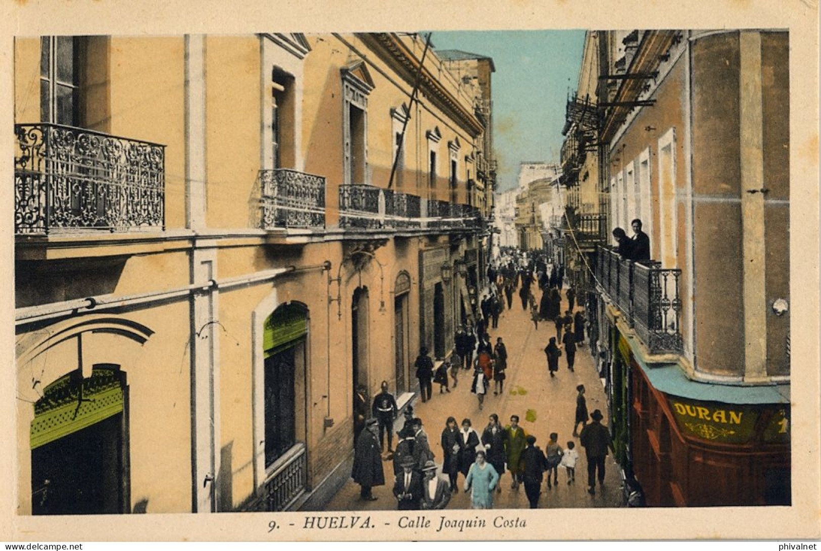 HUELVA , CALLE JOAQUÍN COSTA , ED. L. ROISIN Nº 9 , T.P. NO CIRCULADA - Huelva