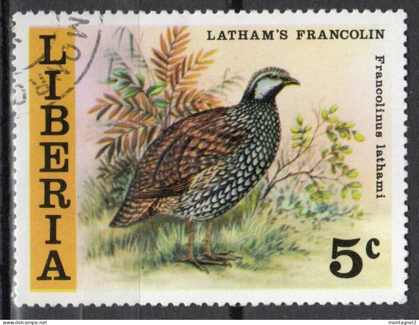 LIBERIA N°736 Oblitéré - Gallinacées & Faisans