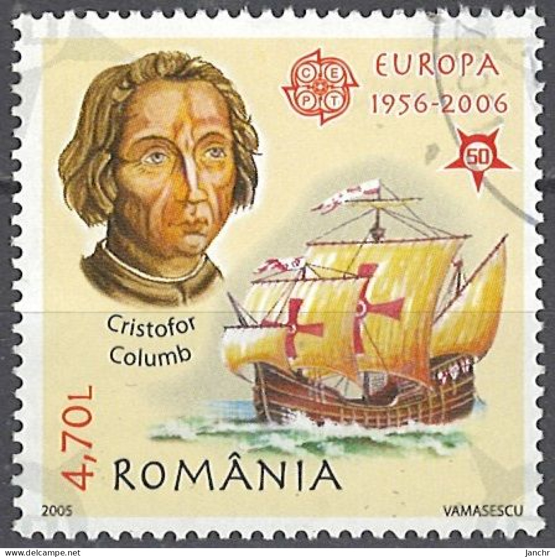 Romania 2005. Mi.Nr. 5976 A, Used O - Used Stamps