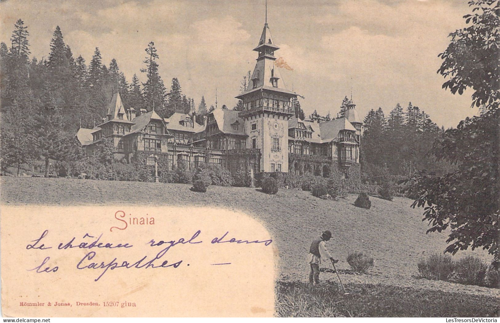 ROUMANIE - SINAIA - Le Chateau Royal Dans Les Carpathes - Carte Postale Ancienne - Roumanie