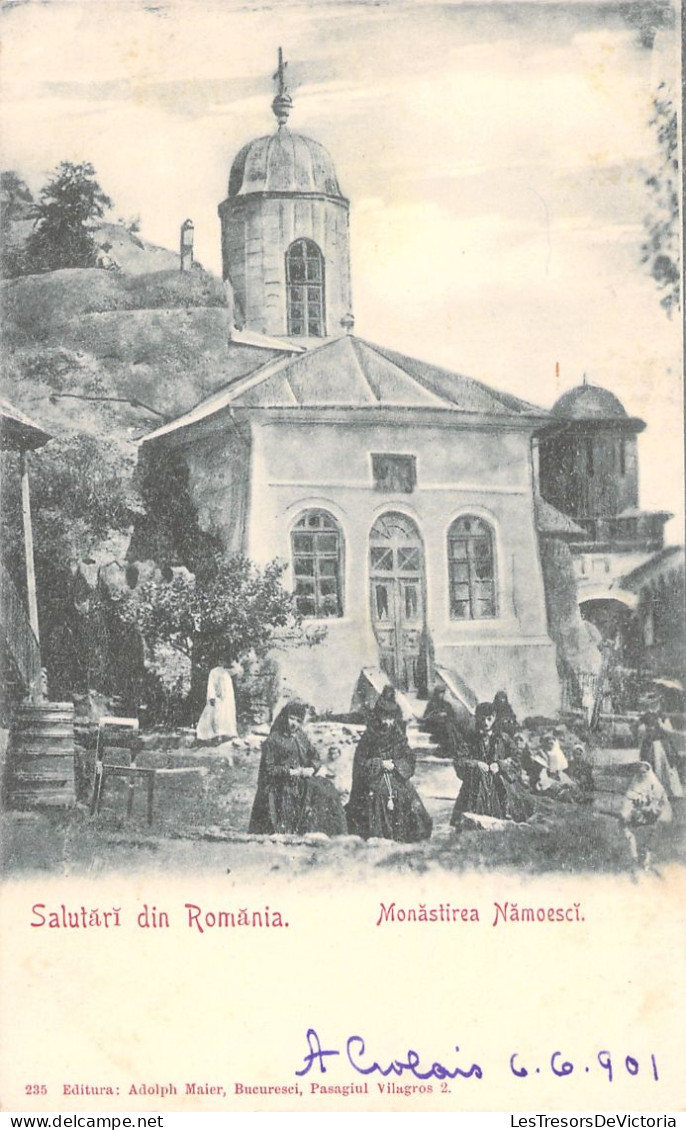 ROUMANIE - Salutari Din Romania - Monastirea Namoesci - Carte Postale Ancienne - Rumänien