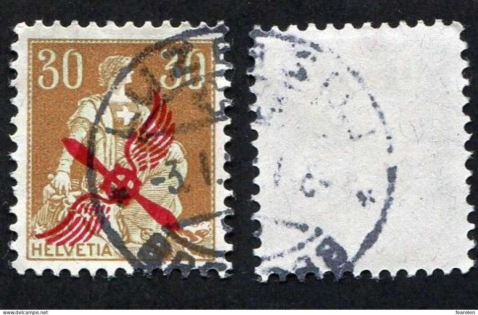 Suisse Oblitéré Poste Aérienne N°1, Qualité Très Beau - Used Stamps