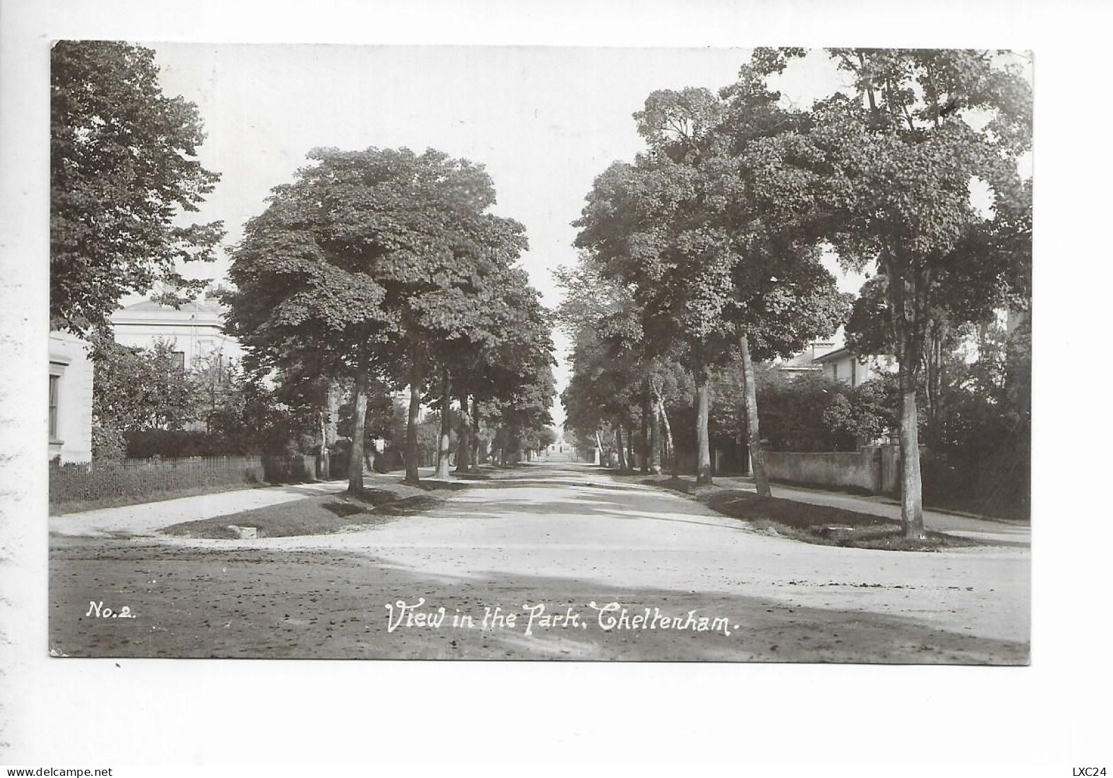 CHELTENHAM. VIEW IN THE PARK. - Cheltenham