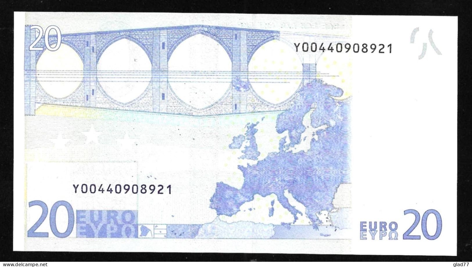 Greece  "Y"  20  EURO  Duinseberg Signature! Printer N001A1 GEM UNC ! - 20 Euro