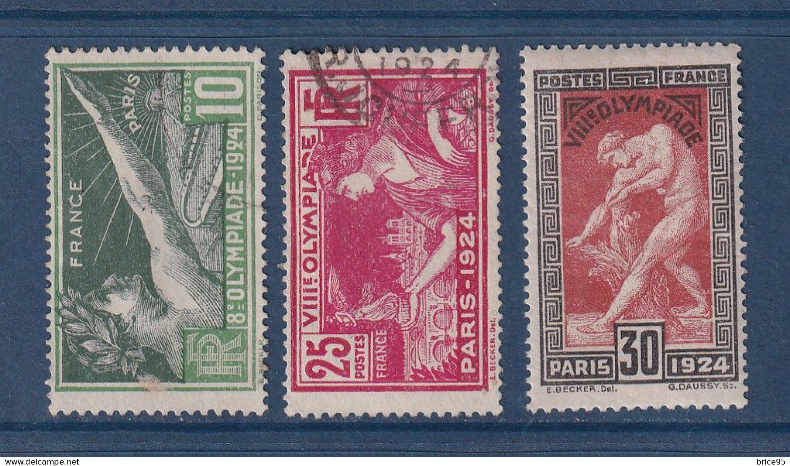 France - YT N° 183 à 185 - Neuf Avec Charnière Et Oblitéré - 1924 - Oblitérés