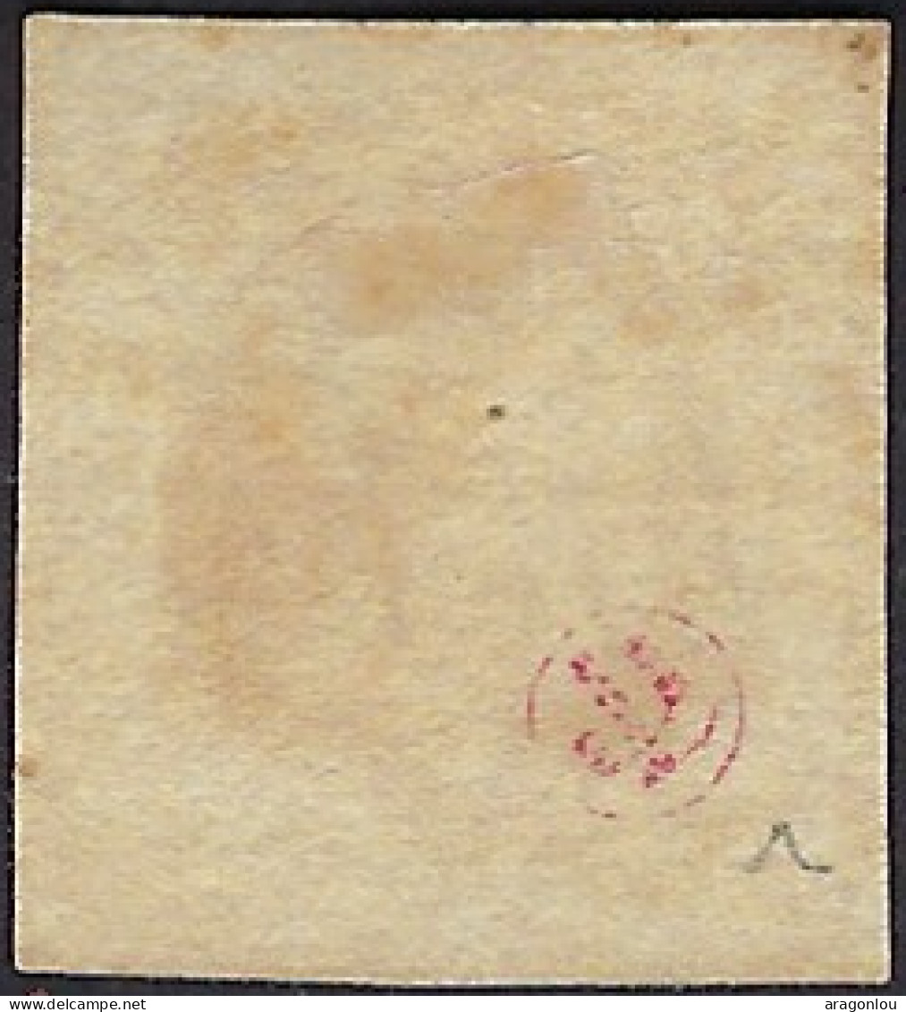 Luxembourg - Luxemburg - Timbres  1852  Guillaume III  Michel 2 Cachet Barres Certifié - 1852 William III