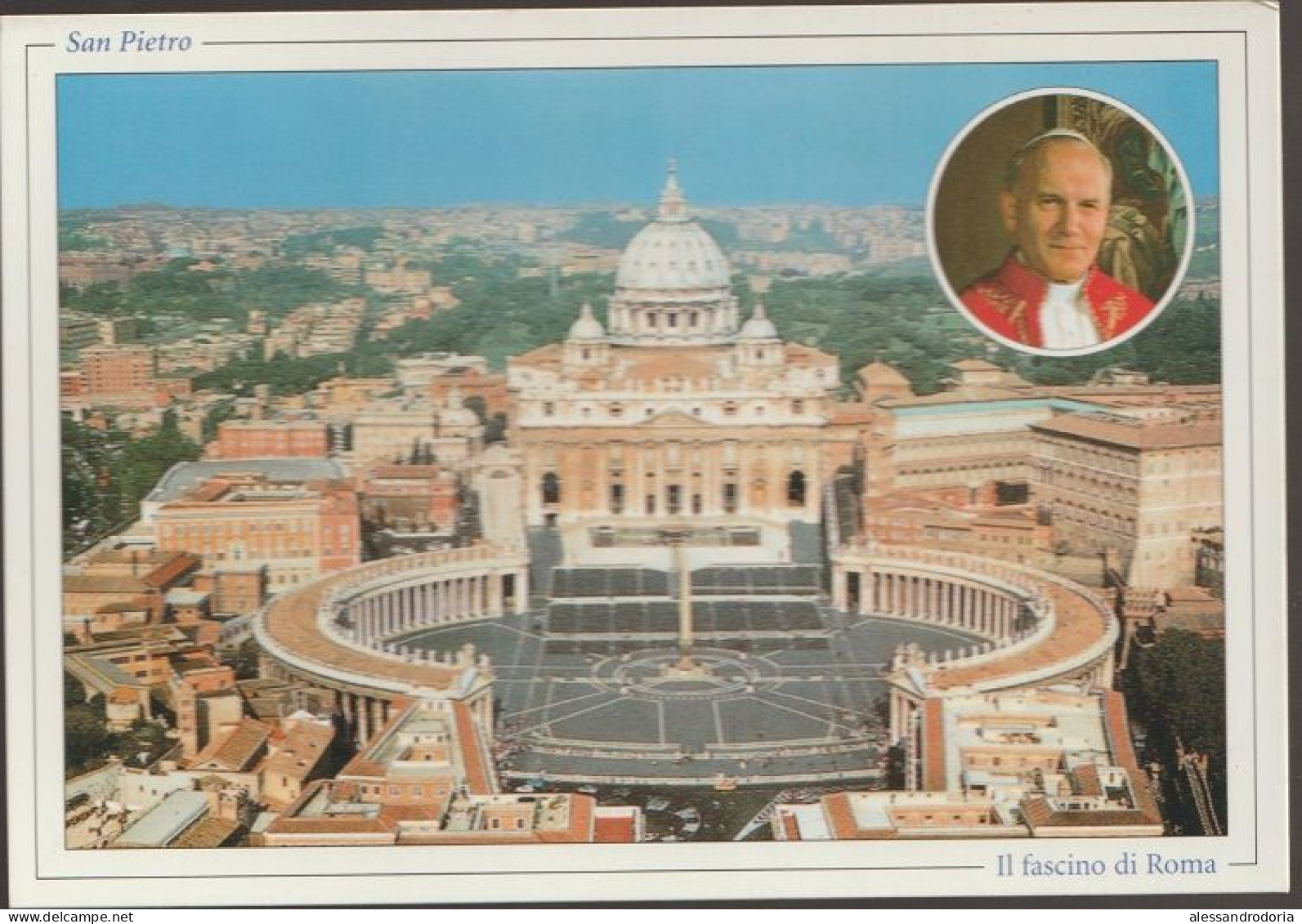 Cartolina Non Viaggiata San Pietro Il Fascino Di Roma Veduta Aerea - Vatican