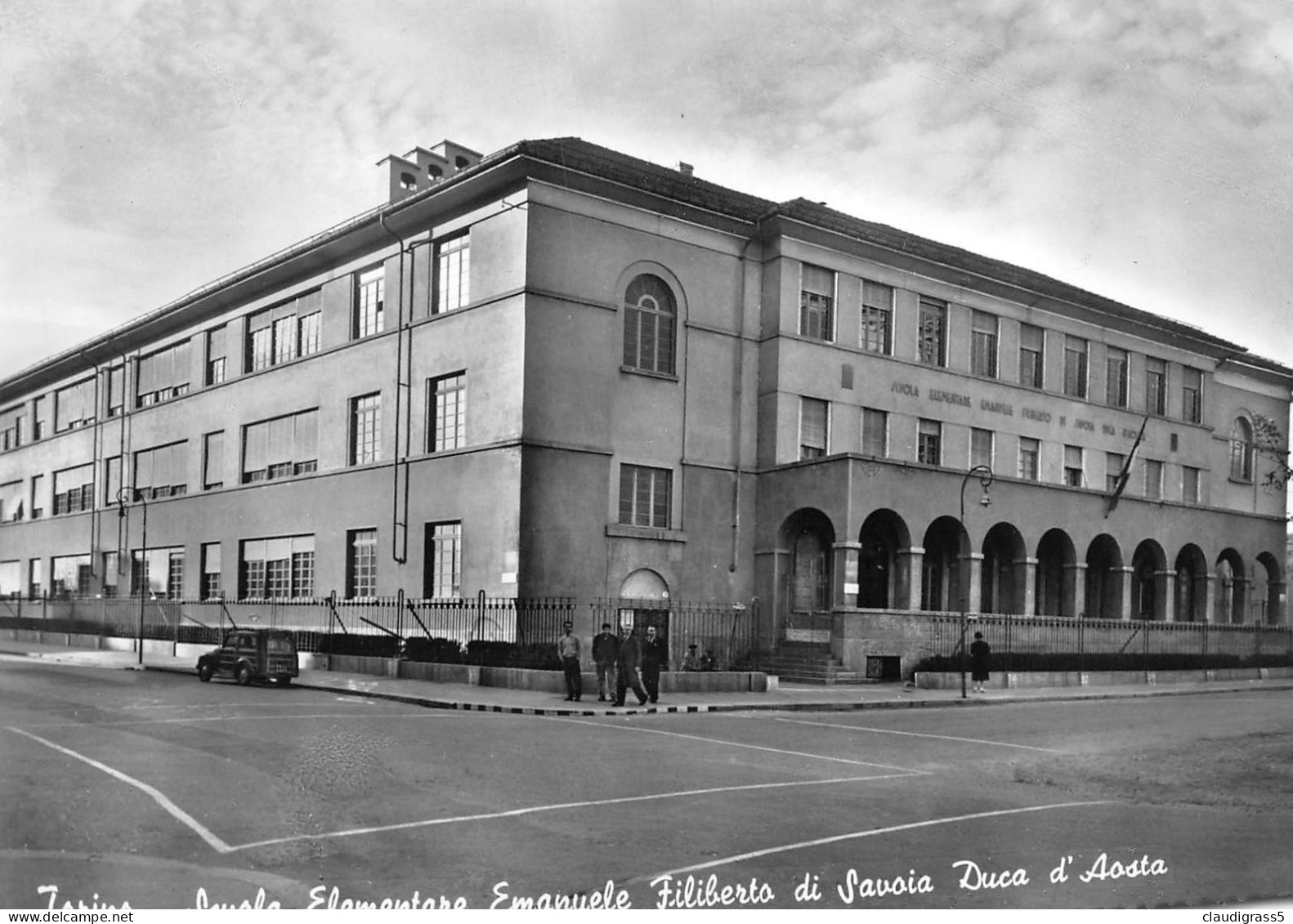 3861 " TORINO -  Scuola Elementare - EMANUELE FILIBERTO DI SAVOIA DUCA D' AOSTA " - Educazione, Scuole E Università