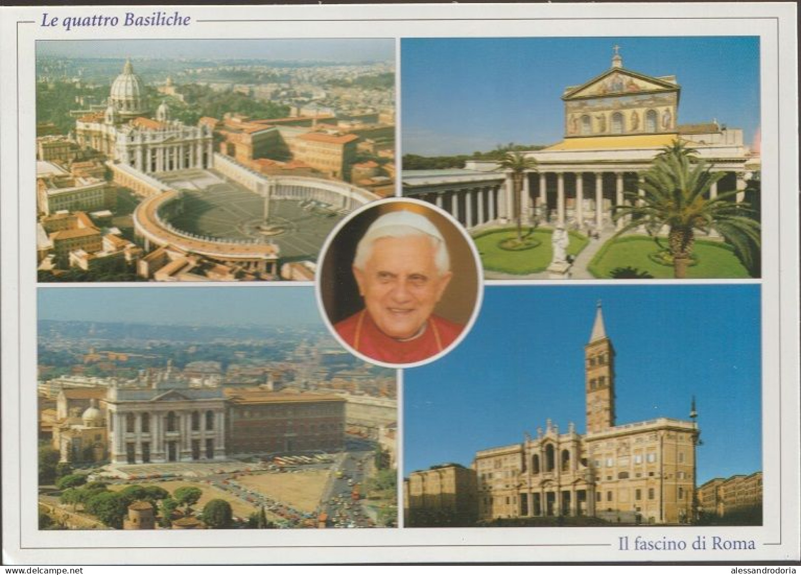 Cartolina Non Viaggiata Le Quattro Basiliche Il Fascino Di Roma - Vatican