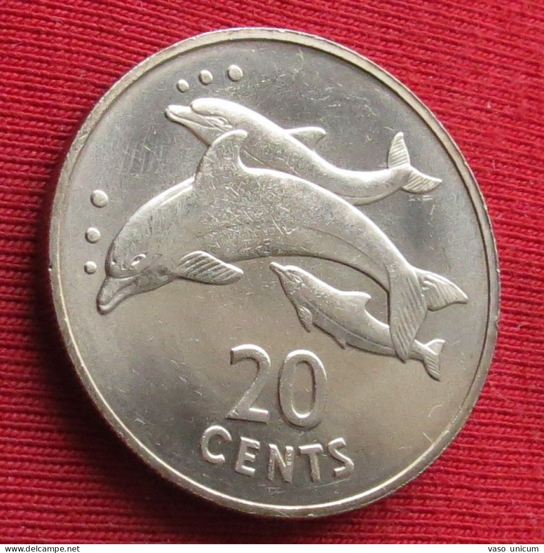 Kiribati 20 Cents 1979 Dolphin Unc - Kiribati