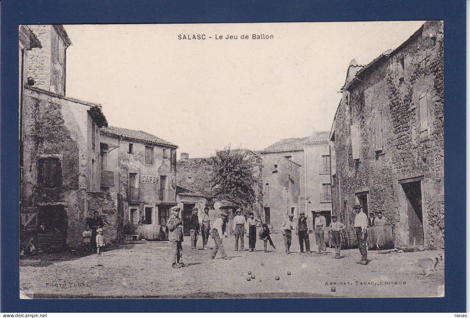 CPA Jeux De Boules Pétanque Non Circulé Salasc Hérault - Boule/Pétanque