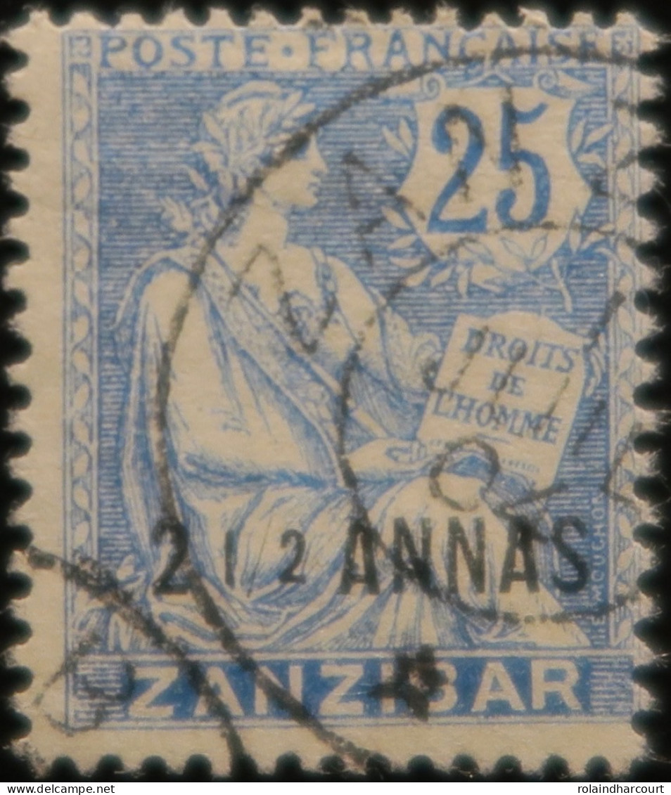 R2141/58 - 1902/1903 - COLONIES FRANÇAISES - ZANZIBAR - N°51 Oblitéré - Oblitérés