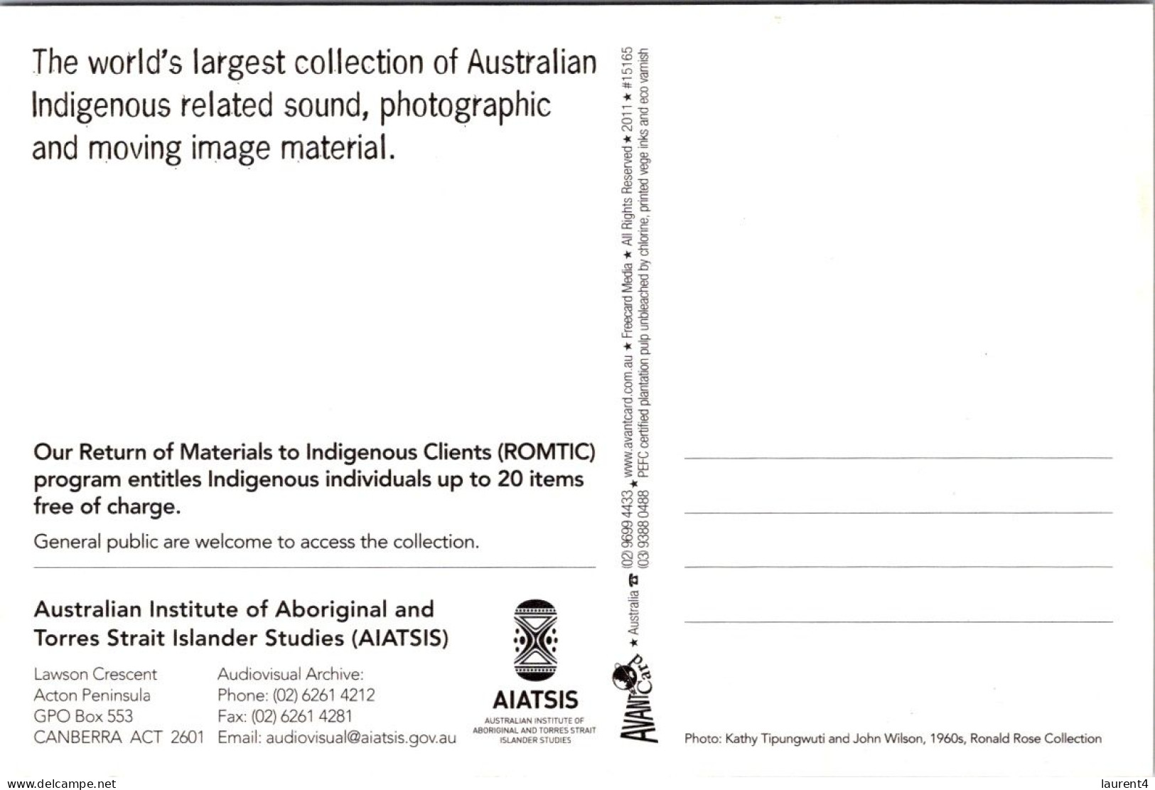 12-1-2024 (1 X 3) Aborinal Childrend - Enfants Natif Australie - Aborigenes