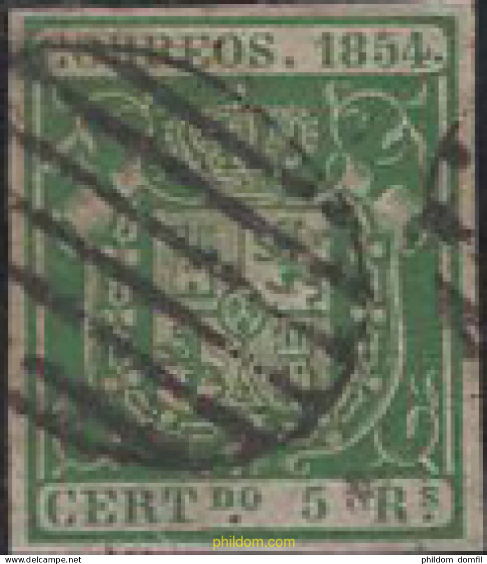 652597 USED ESPAÑA 1854 ESCUDO DE ESPAÑA - Unused Stamps