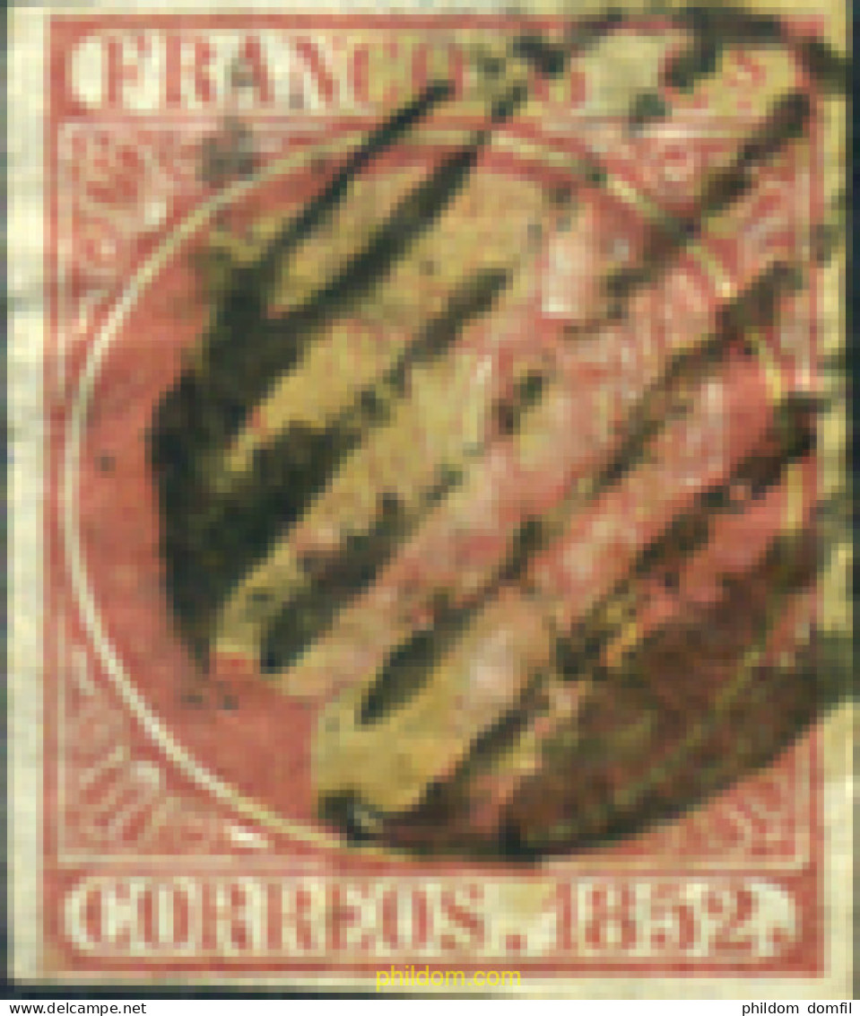 323384 USED ESPAÑA 1852 ISABEL II - Unused Stamps