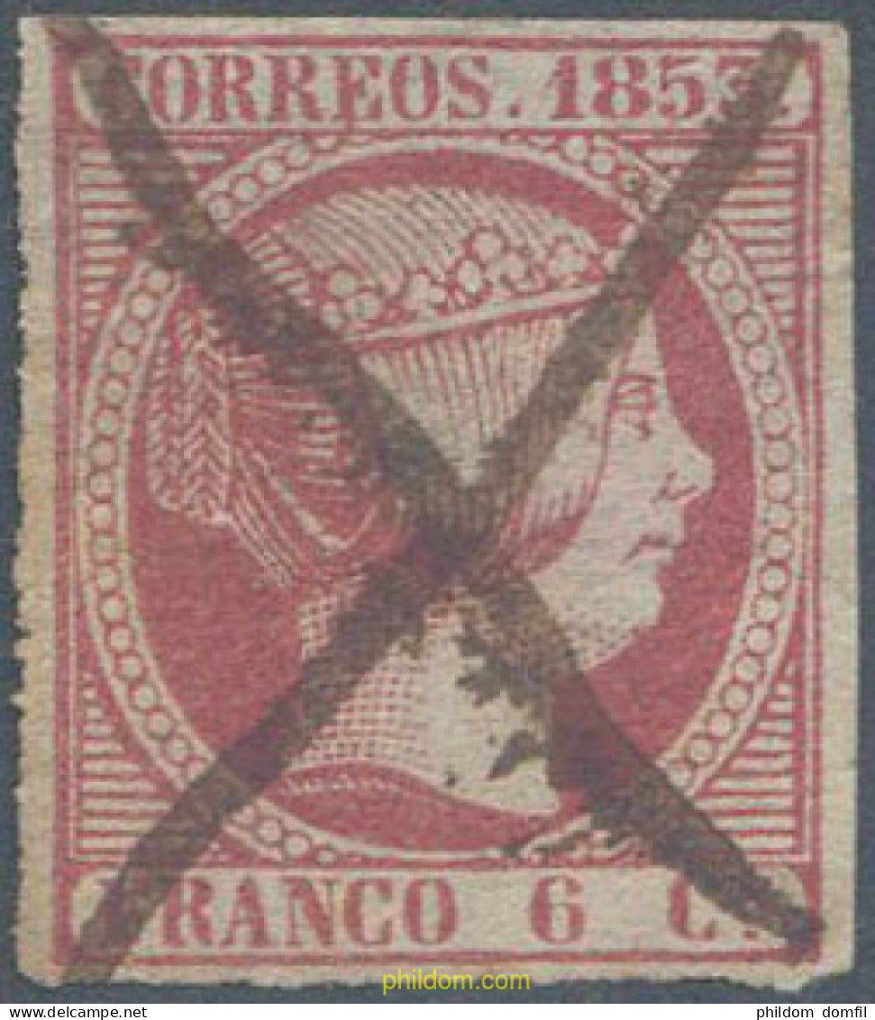 650798 USED ESPAÑA 1853 ISABEL II - Neufs