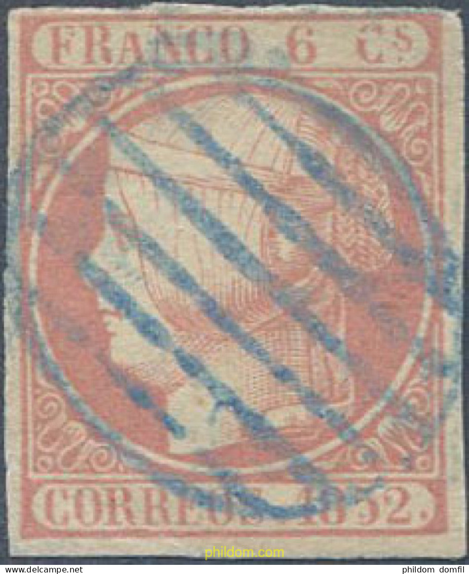 650770 USED ESPAÑA 1852 ISABEL II - Nuevos