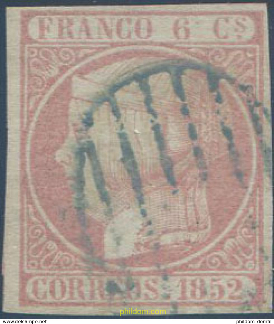 650772 USED ESPAÑA 1852 ISABEL II - Unused Stamps