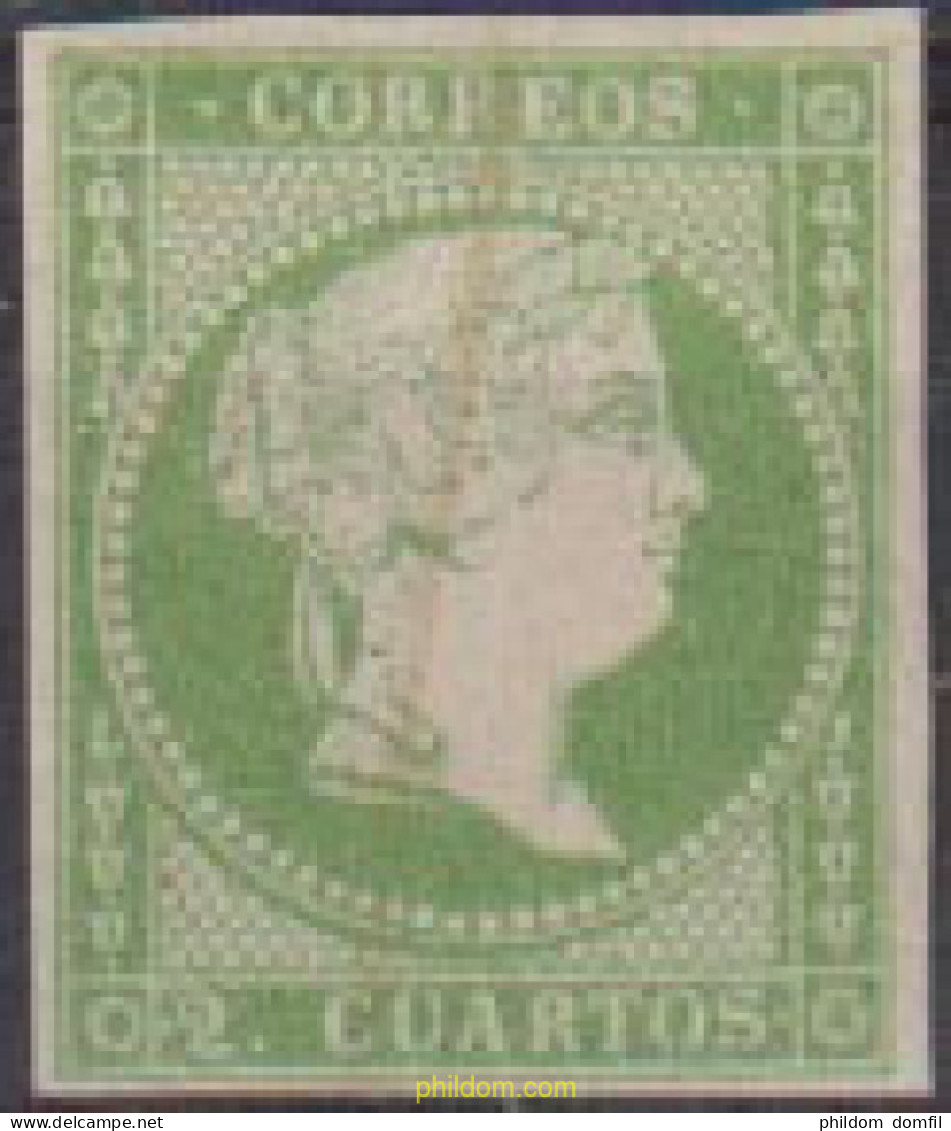 612678 USED ESPAÑA 1856 ISABEL II - Neufs