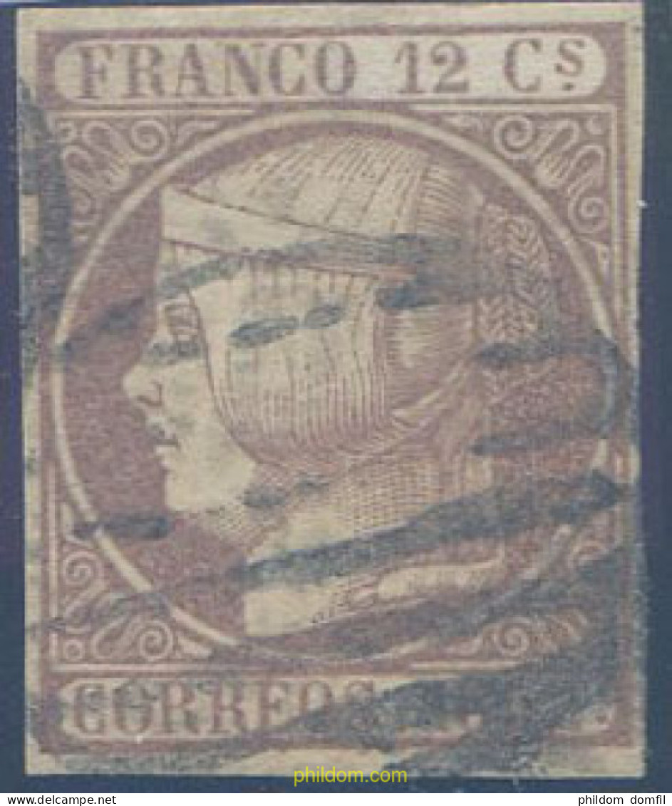 650792 USED ESPAÑA 1852 ISABEL II - Unused Stamps