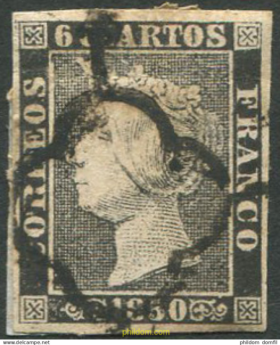 650235 USED ESPAÑA 1850 ISABEL II - Nuovi